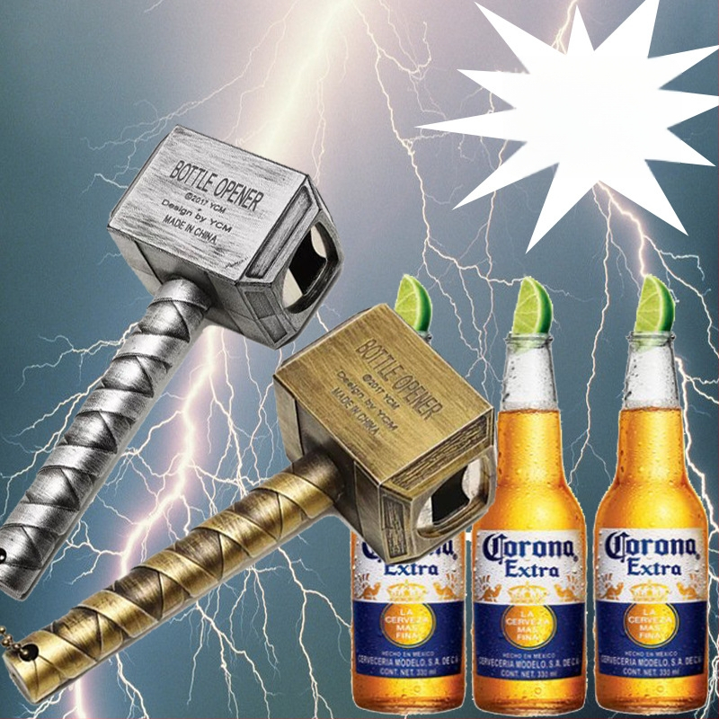 Kūrybingas Toro plaktukas alaus butelių atidarytuvas, asmeninis plaktukas, alaus butelių atidarytuvas, magnetinis plaktukas, šaldytuvo magnetas