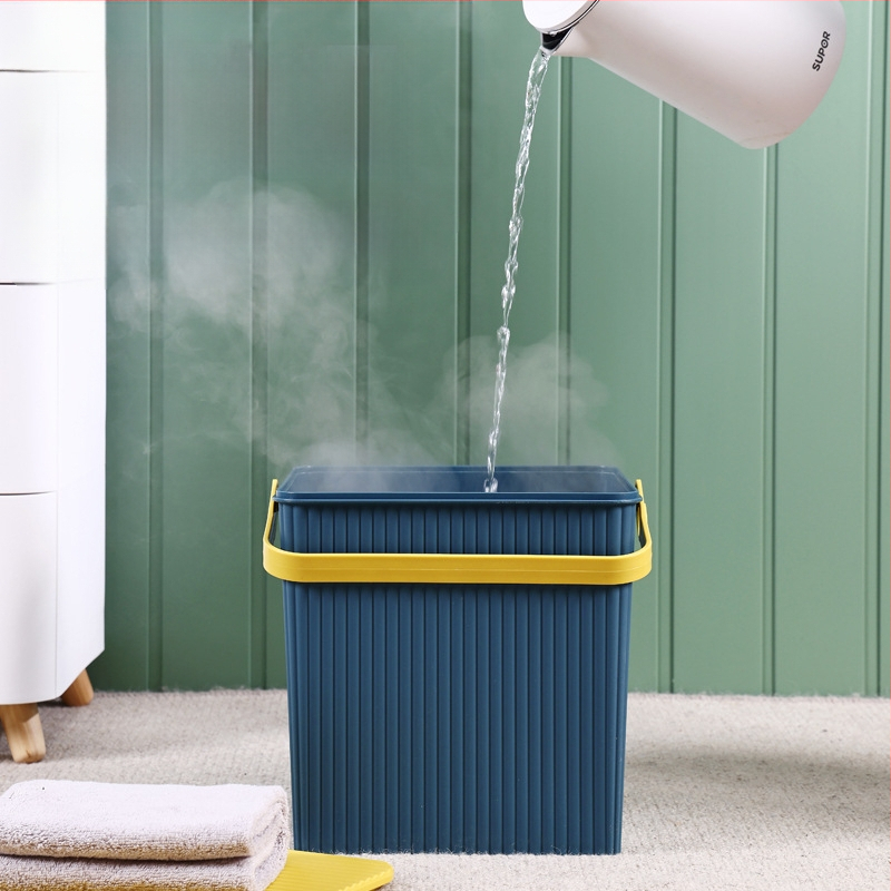 Paksendatud nuku ruudukujuline hoiutünn kaanega kaasaskantav mitmeotstarbeline hoiutünn plastist vanniraamiga vannikorviga tool mänguasjade hulgimüük