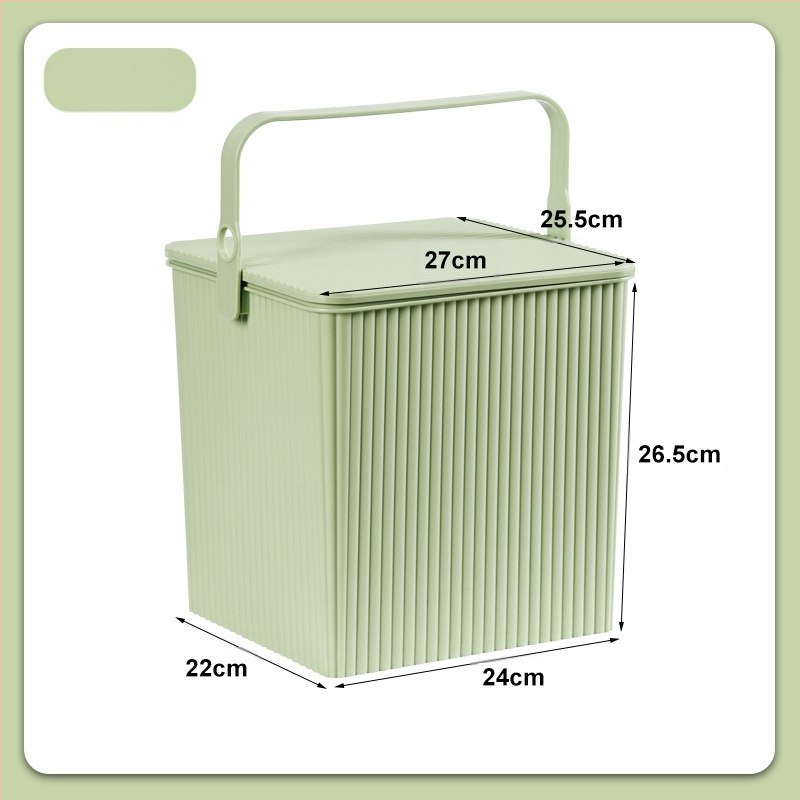 Paksendatud nuku ruudukujuline hoiutünn kaanega kaasaskantav mitmeotstarbeline hoiutünn plastist vanniraamiga vannikorviga tool mänguasjade hulgimüük