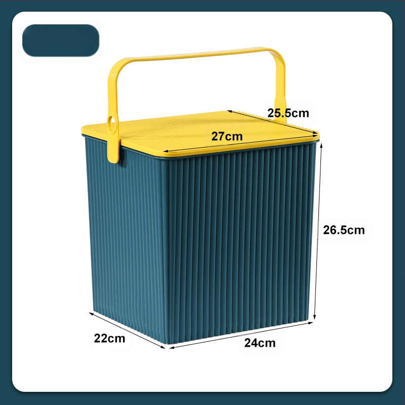 Paksendatud nuku ruudukujuline hoiutünn kaanega kaasaskantav mitmeotstarbeline hoiutünn plastist vanniraamiga vannikorviga tool mänguasjade hulgimüük