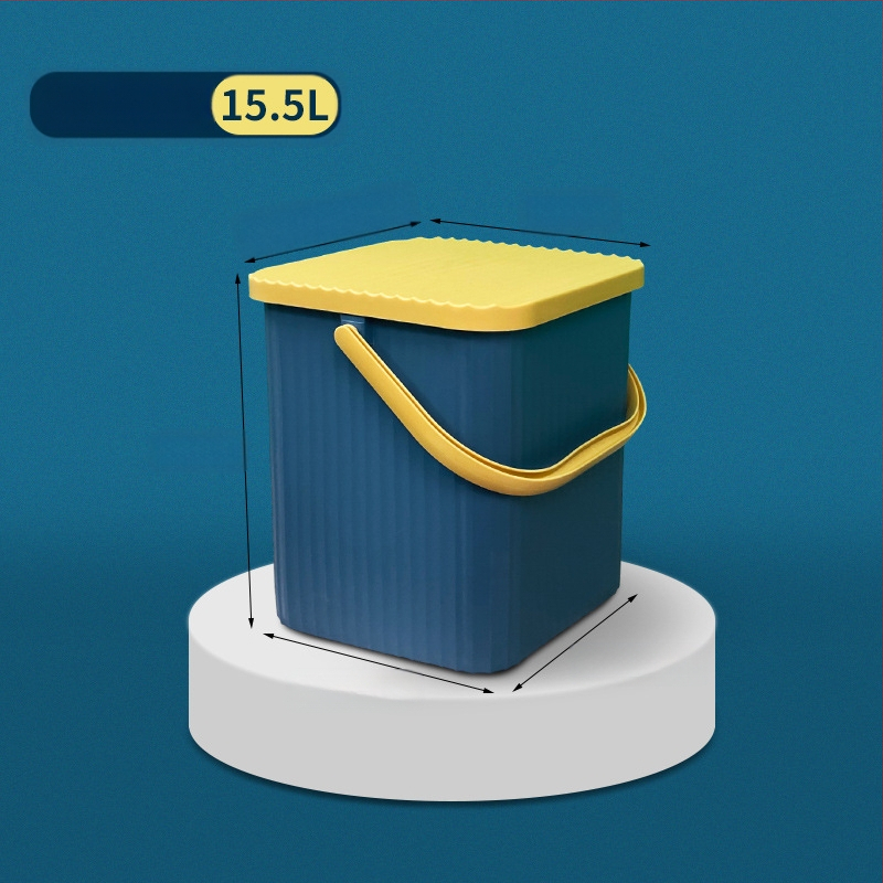 Paksendatud nuku ruudukujuline hoiutünn kaanega kaasaskantav mitmeotstarbeline hoiutünn plastist vanniraamiga vannikorviga tool mänguasjade hulgimüük