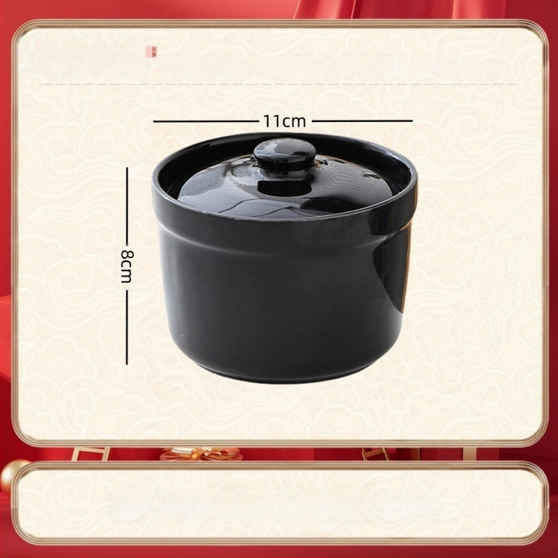 Keraamiline veekindel hautisepott, majapidamises kasutatav aurutuspott, hautisepott, Shaxiani supipott, hautisepott, hautisepott ühele inimesele