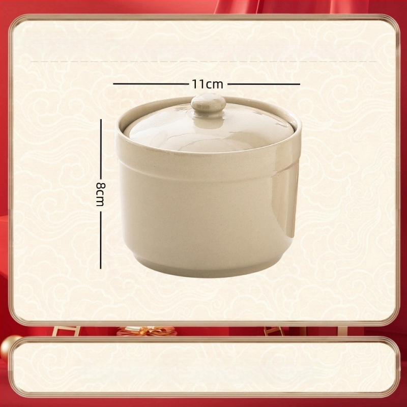 Keraamiline veekindel hautisepott, majapidamises kasutatav aurutuspott, hautisepott, Shaxiani supipott, hautisepott, hautisepott ühele inimesele