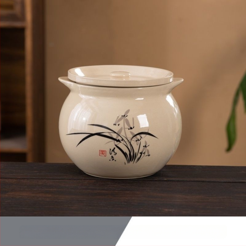 Keraamiline veekindel hautisepott, majapidamises kasutatav aurutuspott, hautisepott, Shaxiani supipott, hautisepott, hautisepott ühele inimesele