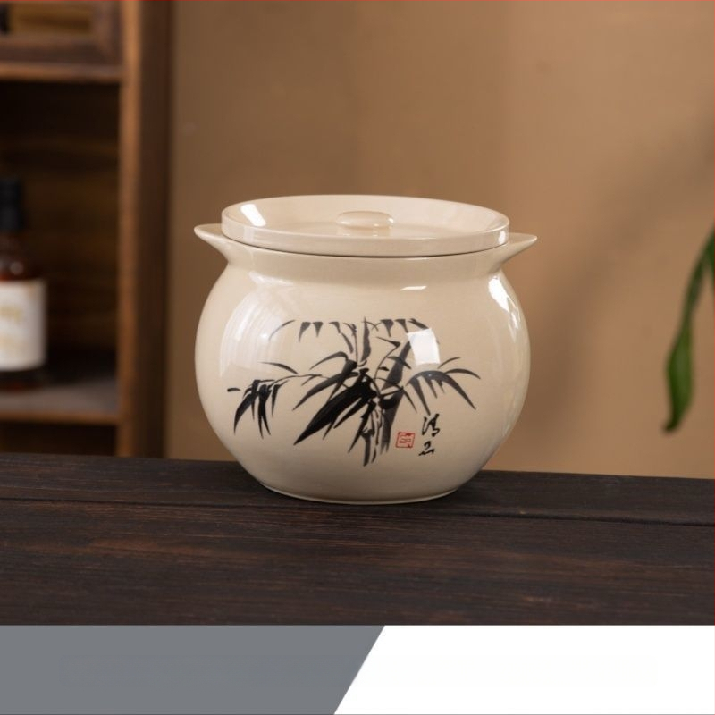 Keraamiline veekindel hautisepott, majapidamises kasutatav aurutuspott, hautisepott, Shaxiani supipott, hautisepott, hautisepott ühele inimesele