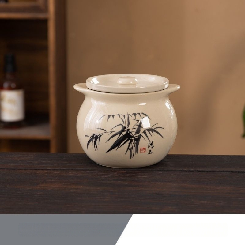 Keraamiline veekindel hautisepott, majapidamises kasutatav aurutuspott, hautisepott, Shaxiani supipott, hautisepott, hautisepott ühele inimesele