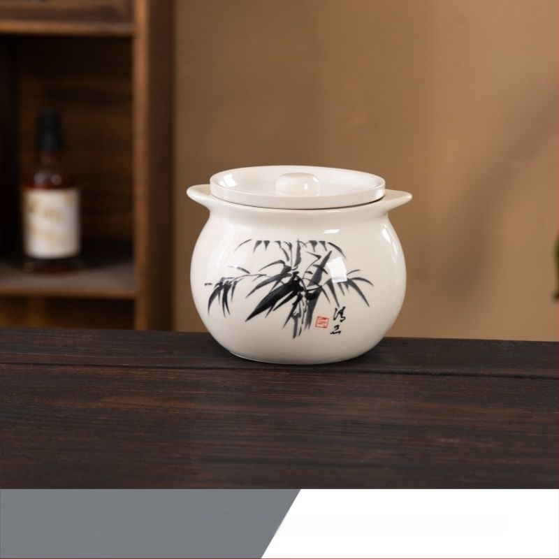 Keraamiline veekindel hautisepott, majapidamises kasutatav aurutuspott, hautisepott, Shaxiani supipott, hautisepott, hautisepott ühele inimesele