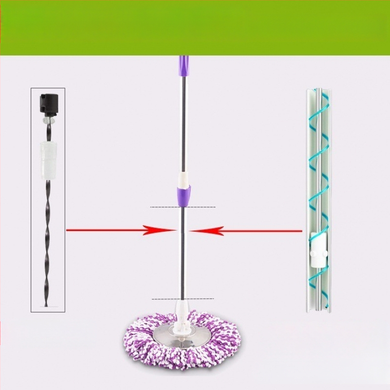 Munkatakarékos univerzális forgó rúdfejjel ellátott felmosórongy, vastagított rozsdamentes acél felmosófej-csere, tökéletes lusta embereknek, egyrészes cseppszállítás