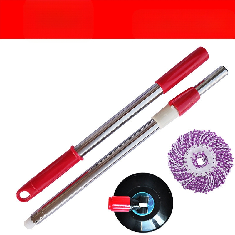 Munkatakarékos univerzális forgó rúdfejjel ellátott felmosórongy, vastagított rozsdamentes acél felmosófej-csere, tökéletes lusta embereknek, egyrészes cseppszállítás