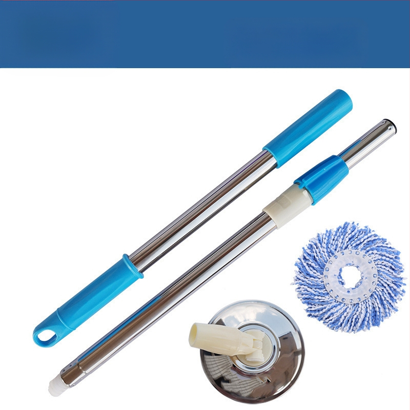 Munkatakarékos univerzális forgó rúdfejjel ellátott felmosórongy, vastagított rozsdamentes acél felmosófej-csere, tökéletes lusta embereknek, egyrészes cseppszállítás