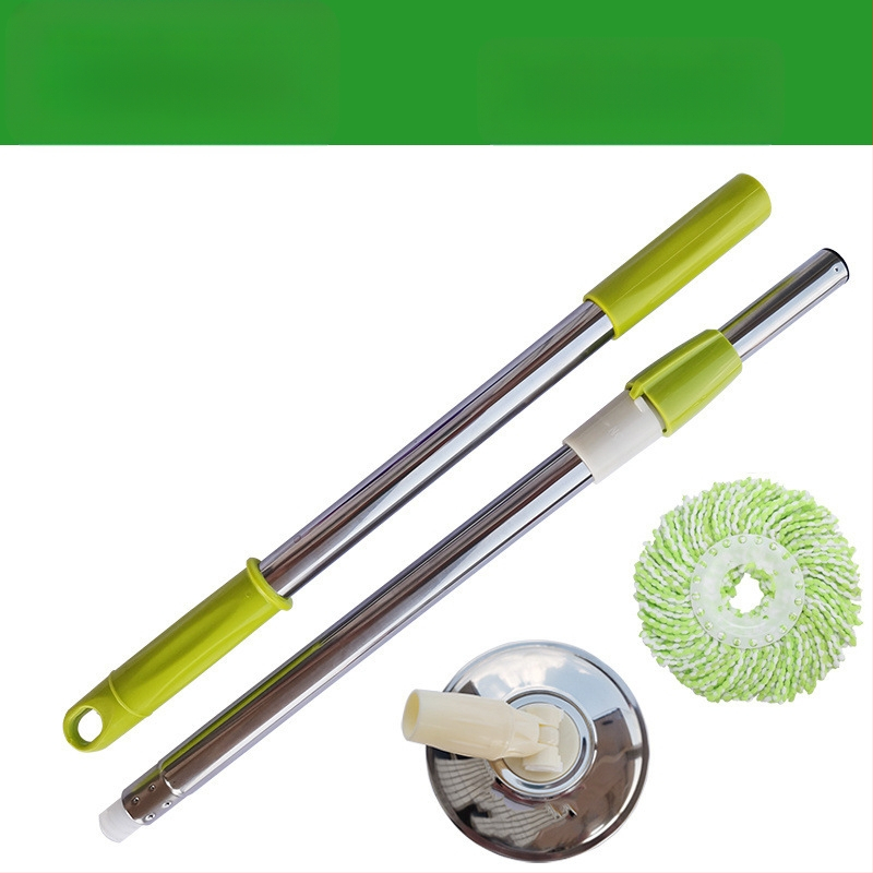 Munkatakarékos univerzális forgó rúdfejjel ellátott felmosórongy, vastagított rozsdamentes acél felmosófej-csere, tökéletes lusta embereknek, egyrészes cseppszállítás