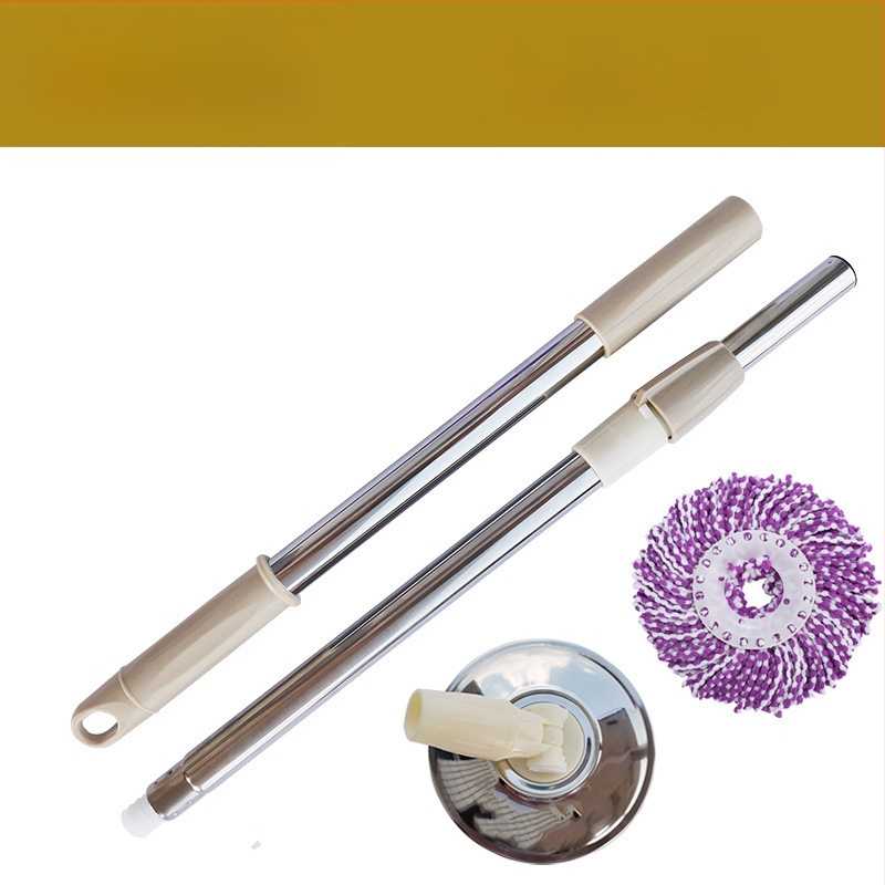 Munkatakarékos univerzális forgó rúdfejjel ellátott felmosórongy, vastagított rozsdamentes acél felmosófej-csere, tökéletes lusta embereknek, egyrészes cseppszállítás