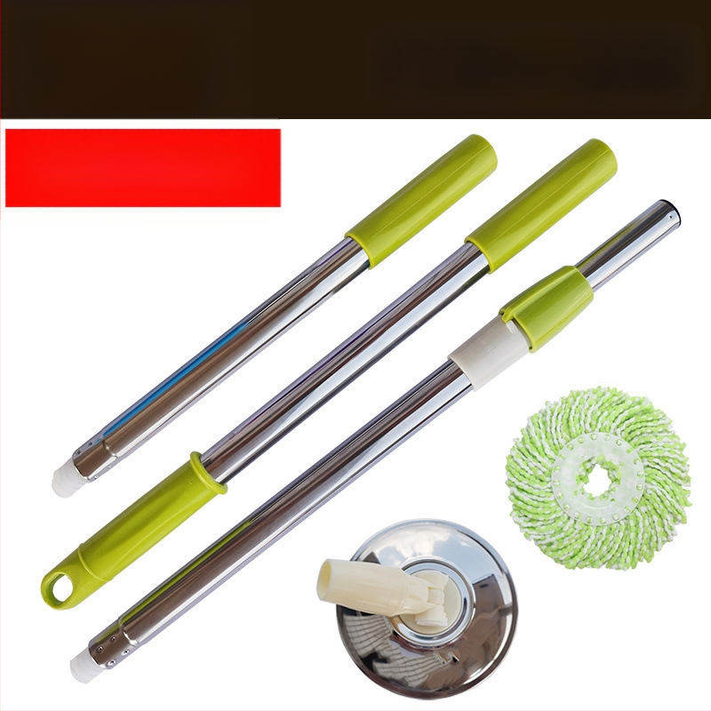 Munkatakarékos univerzális forgó rúdfejjel ellátott felmosórongy, vastagított rozsdamentes acél felmosófej-csere, tökéletes lusta embereknek, egyrészes cseppszállítás