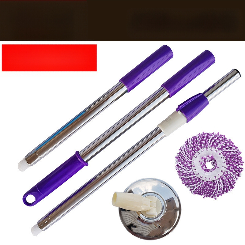 Munkatakarékos univerzális forgó rúdfejjel ellátott felmosórongy, vastagított rozsdamentes acél felmosófej-csere, tökéletes lusta embereknek, egyrészes cseppszállítás