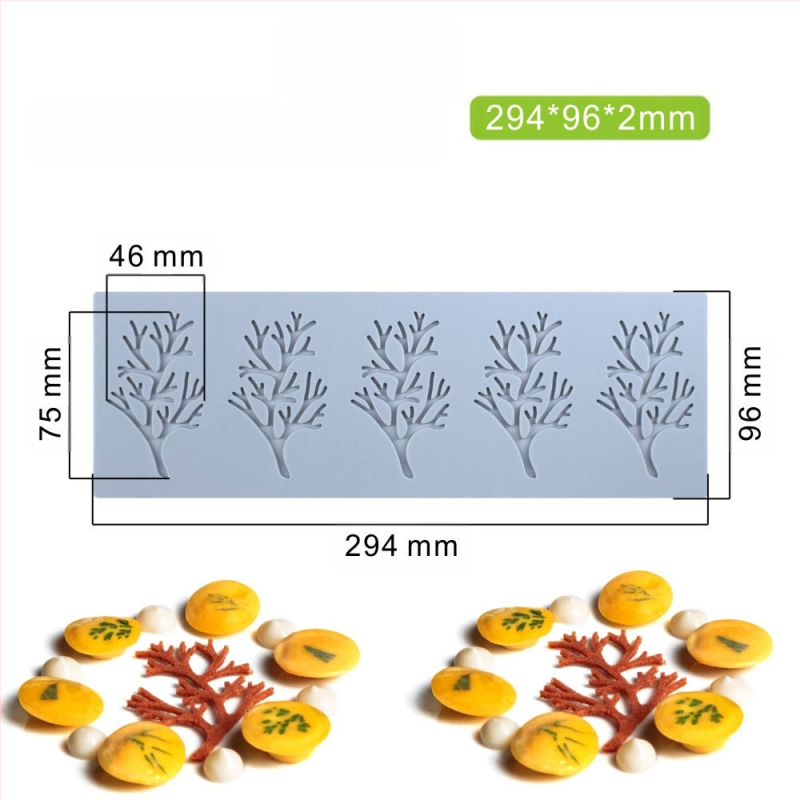 Nėrinių iškirptų lapų traškių formų kūrybinė patiekalų dekoracija molekulinė virtuvė prancūziškų lapų šokolado silikoninė kepimo forma