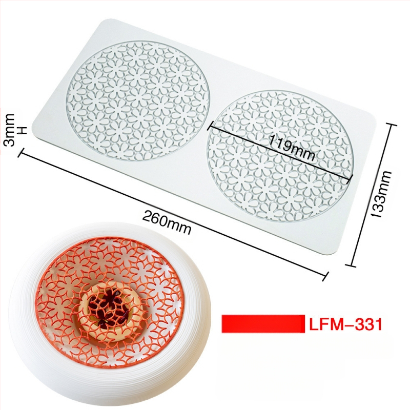 Nėrinių iškirptų lapų traškių formų kūrybinė patiekalų dekoracija molekulinė virtuvė prancūziškų lapų šokolado silikoninė kepimo forma