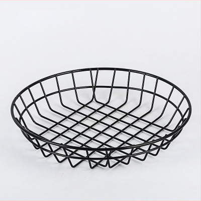 Amerikietiško stiliaus kūrybingi stalo įrankiai, geležiniai kepti užkandžių krepšeliai, bulvyčių fri krepšeliai, kepti krepšeliai, desertui skirti kepti viščiukai, duonos krepšeliai, lėkščių indai