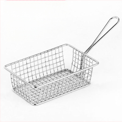 Amerikietiško stiliaus kūrybingi stalo įrankiai, geležiniai kepti užkandžių krepšeliai, bulvyčių fri krepšeliai, kepti krepšeliai, desertui skirti kepti viščiukai, duonos krepšeliai, lėkščių indai