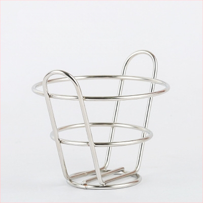 Amerikietiško stiliaus kūrybingi stalo įrankiai, geležiniai kepti užkandžių krepšeliai, bulvyčių fri krepšeliai, kepti krepšeliai, desertui skirti kepti viščiukai, duonos krepšeliai, lėkščių indai