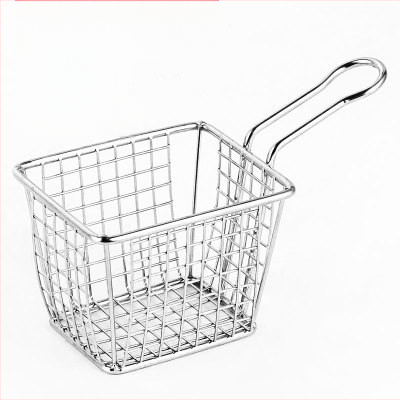 Amerikietiško stiliaus kūrybingi stalo įrankiai, geležiniai kepti užkandžių krepšeliai, bulvyčių fri krepšeliai, kepti krepšeliai, desertui skirti kepti viščiukai, duonos krepšeliai, lėkščių indai