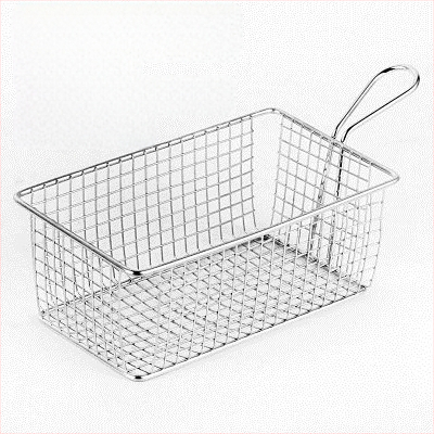 Amerikietiško stiliaus kūrybingi stalo įrankiai, geležiniai kepti užkandžių krepšeliai, bulvyčių fri krepšeliai, kepti krepšeliai, desertui skirti kepti viščiukai, duonos krepšeliai, lėkščių indai