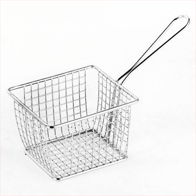 Amerikietiško stiliaus kūrybingi stalo įrankiai, geležiniai kepti užkandžių krepšeliai, bulvyčių fri krepšeliai, kepti krepšeliai, desertui skirti kepti viščiukai, duonos krepšeliai, lėkščių indai