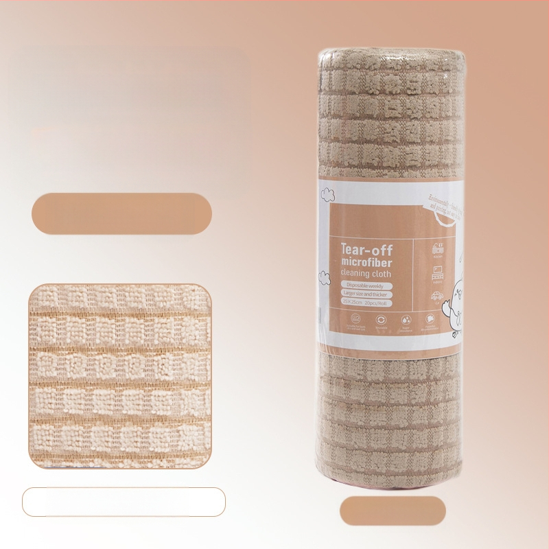 Ръчно късаща се удебелена абсорбираща маслоабсорбираща кърпа за почистване на кухня, домакинска микрофибърна ламинирана щампована кърпа за ръчно късане