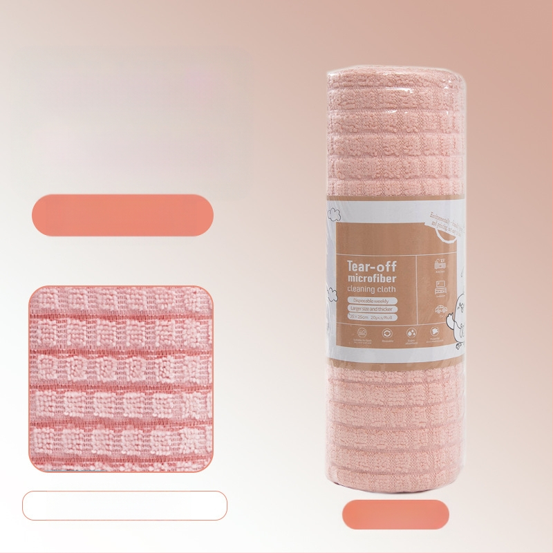 Ръчно късаща се удебелена абсорбираща маслоабсорбираща кърпа за почистване на кухня, домакинска микрофибърна ламинирана щампована кърпа за ръчно късане