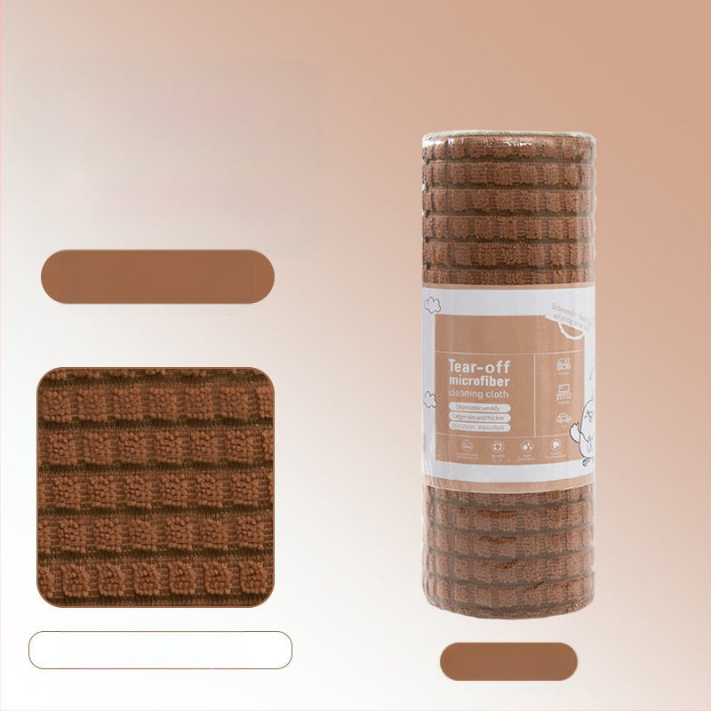 Ръчно късаща се удебелена абсорбираща маслоабсорбираща кърпа за почистване на кухня, домакинска микрофибърна ламинирана щампована кърпа за ръчно късане