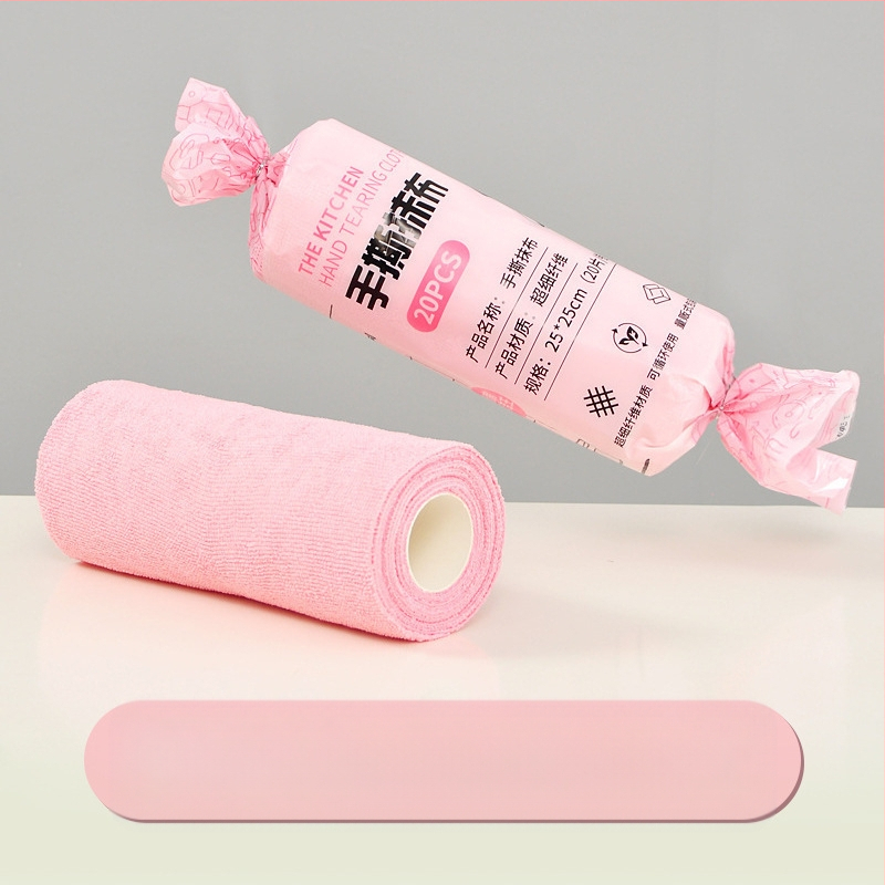 Ръчно късаща се удебелена абсорбираща маслоабсорбираща кърпа за почистване на кухня, домакинска микрофибърна ламинирана щампована кърпа за ръчно късане