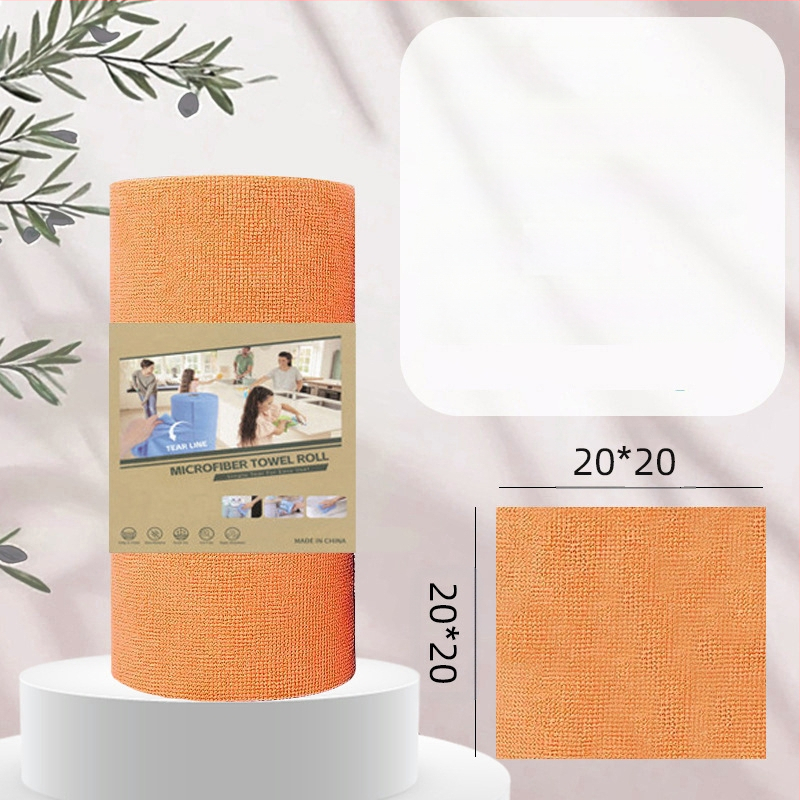 Ръчно късаща се удебелена абсорбираща маслоабсорбираща кърпа за почистване на кухня, домакинска микрофибърна ламинирана щампована кърпа за ръчно късане