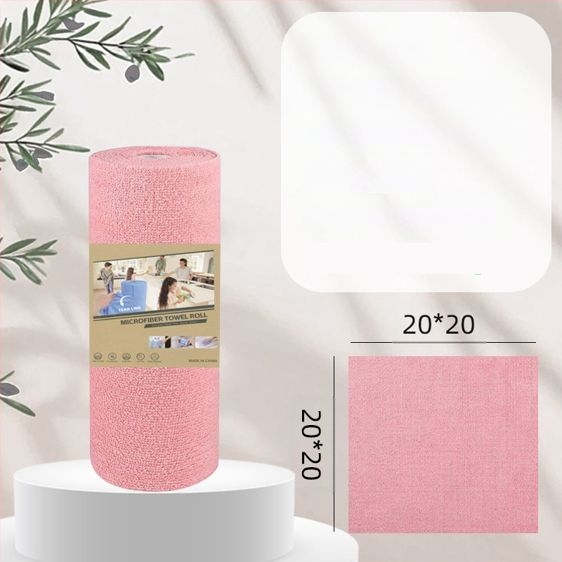 Ръчно късаща се удебелена абсорбираща маслоабсорбираща кърпа за почистване на кухня, домакинска микрофибърна ламинирана щампована кърпа за ръчно късане