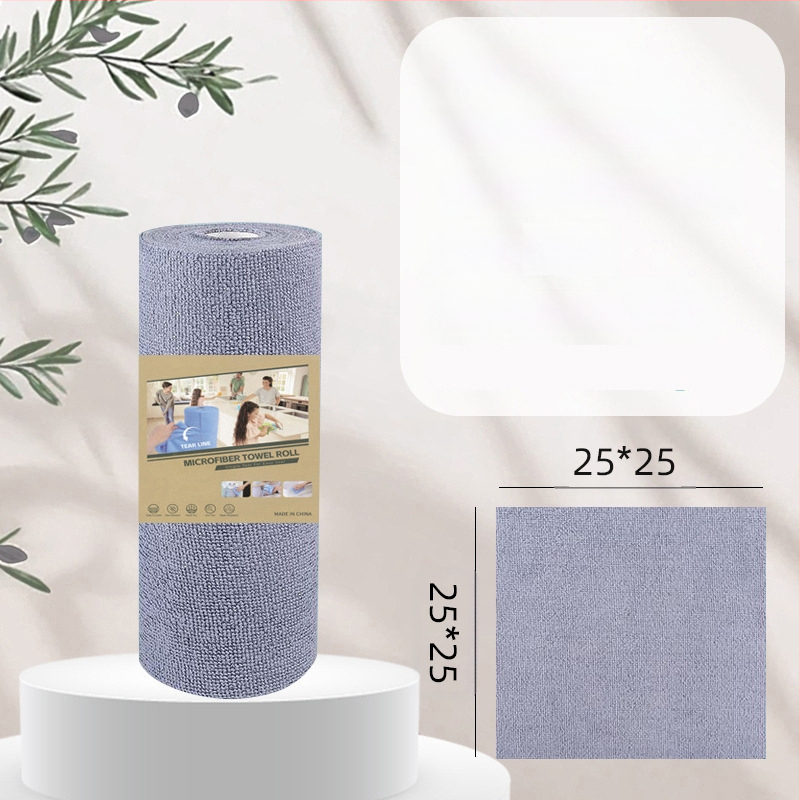 Ръчно късаща се удебелена абсорбираща маслоабсорбираща кърпа за почистване на кухня, домакинска микрофибърна ламинирана щампована кърпа за ръчно късане