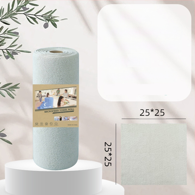 Ръчно късаща се удебелена абсорбираща маслоабсорбираща кърпа за почистване на кухня, домакинска микрофибърна ламинирана щампована кърпа за ръчно късане