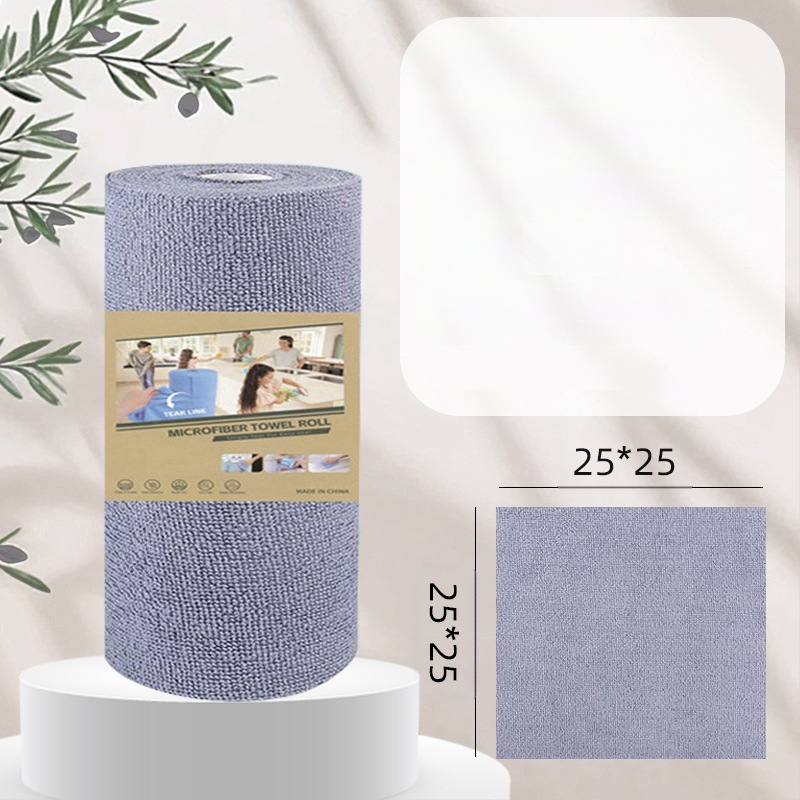 Ръчно късаща се удебелена абсорбираща маслоабсорбираща кърпа за почистване на кухня, домакинска микрофибърна ламинирана щампована кърпа за ръчно късане