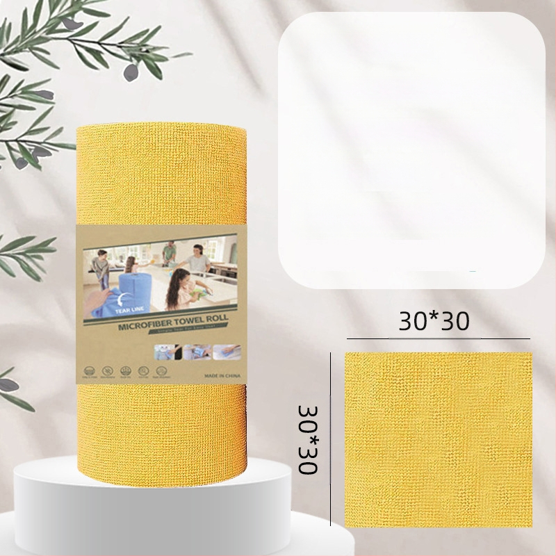 Ръчно късаща се удебелена абсорбираща маслоабсорбираща кърпа за почистване на кухня, домакинска микрофибърна ламинирана щампована кърпа за ръчно късане