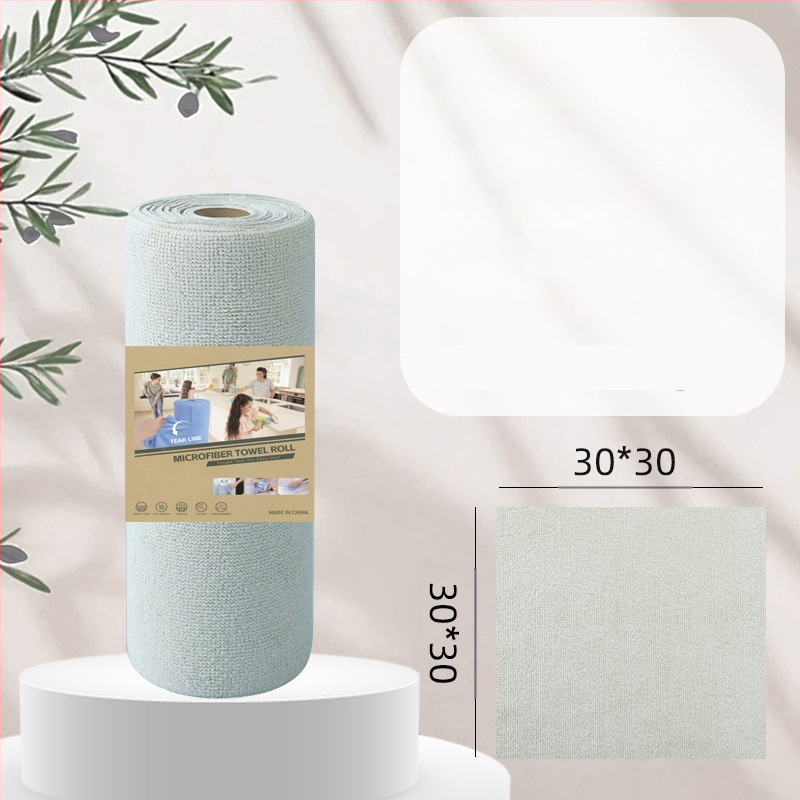 Ръчно късаща се удебелена абсорбираща маслоабсорбираща кърпа за почистване на кухня, домакинска микрофибърна ламинирана щампована кърпа за ръчно късане