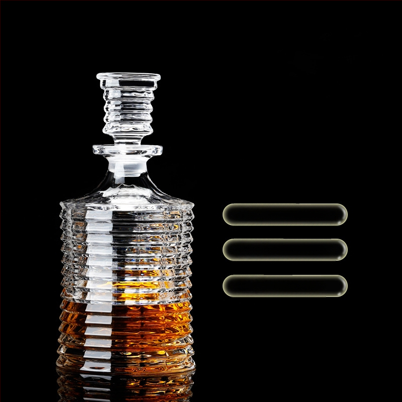 Europietiško stiliaus krištolo stiklinis vyno butelis, asmeninis dekanteris, buitinis sandarus vyno butelis su dangteliu, vyno dozatorius, raudonojo vyno vyno butelis