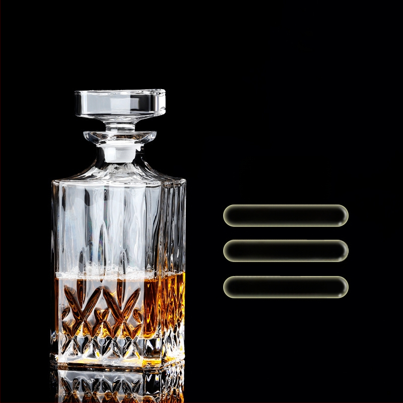 Europietiško stiliaus krištolo stiklinis vyno butelis, asmeninis dekanteris, buitinis sandarus vyno butelis su dangteliu, vyno dozatorius, raudonojo vyno vyno butelis