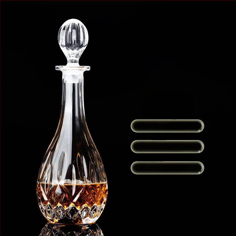 Europietiško stiliaus krištolo stiklinis vyno butelis, asmeninis dekanteris, buitinis sandarus vyno butelis su dangteliu, vyno dozatorius, raudonojo vyno vyno butelis
