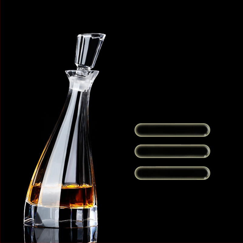 Europietiško stiliaus krištolo stiklinis vyno butelis, asmeninis dekanteris, buitinis sandarus vyno butelis su dangteliu, vyno dozatorius, raudonojo vyno vyno butelis