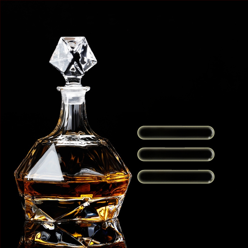 Europietiško stiliaus krištolo stiklinis vyno butelis, asmeninis dekanteris, buitinis sandarus vyno butelis su dangteliu, vyno dozatorius, raudonojo vyno vyno butelis