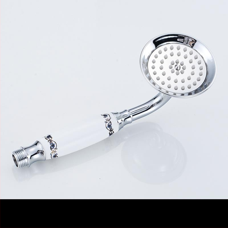 Európai ókori retró stílusú, tiszta réz, tiszta fekete bronz zuhanykabin, kézi kis, puffadt fejzuhany, kézi permetező, egyetlen zuhanyfejjel.