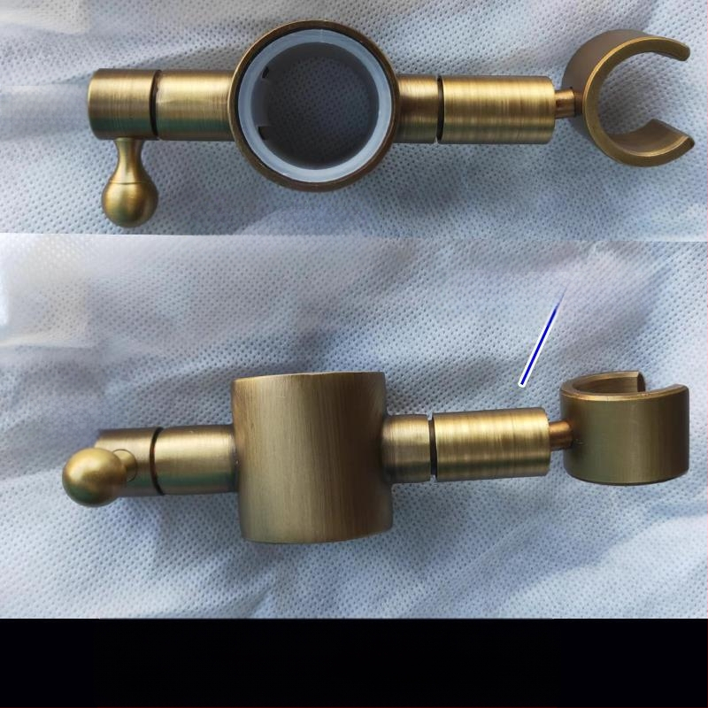 Európai ókori retró stílusú, tiszta réz, tiszta fekete bronz zuhanykabin, kézi kis, puffadt fejzuhany, kézi permetező, egyetlen zuhanyfejjel.