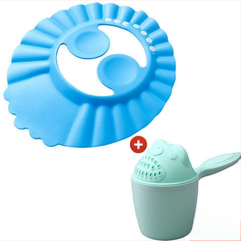 Vaikiška šampūno kepuraitė, atspari vandeniui, ausų apsauga, kūdikio dušo kepuraitė, reguliuojama kūdikio šampūno kepuraitė, vaikiška dušo kepuraitė