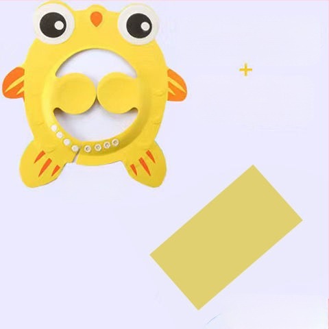 Vaikiška šampūno kepuraitė, atspari vandeniui, ausų apsauga, kūdikio dušo kepuraitė, reguliuojama kūdikio šampūno kepuraitė, vaikiška dušo kepuraitė