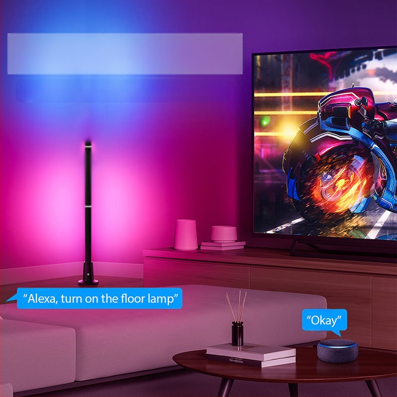 Graffiti RGB lámpa Bluetooth vezérlővel, kis fehér dobozzal, APP vezérlésű infravörös távirányítóval, LED lámpa vezérlővel