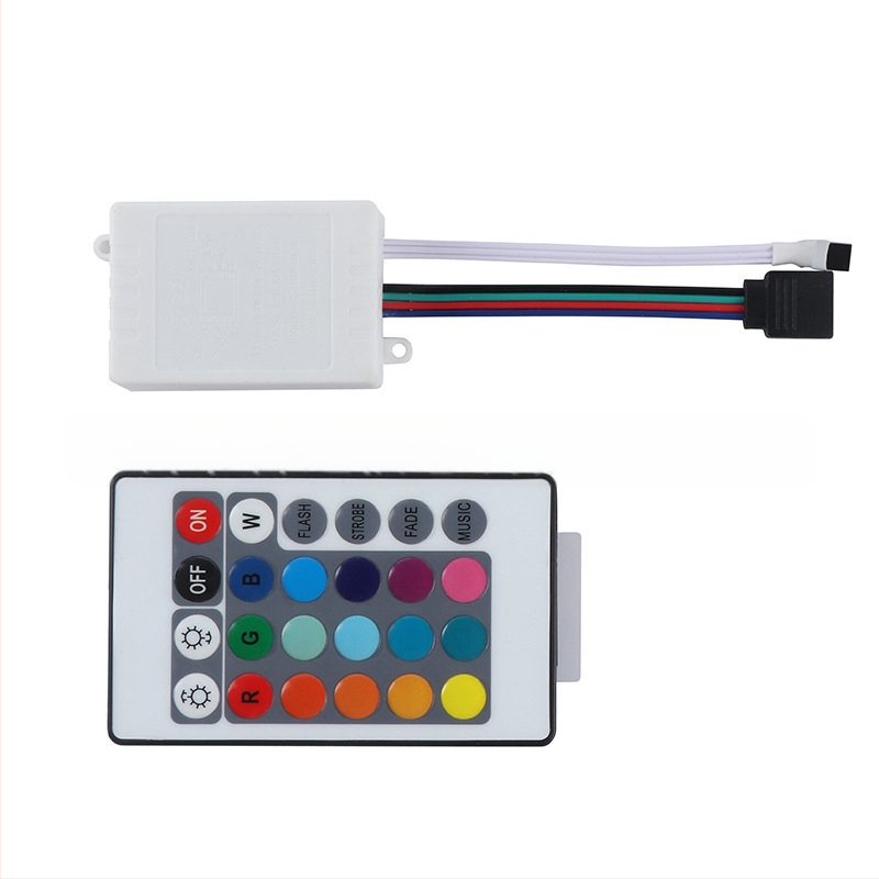 Graffiti RGB lámpa Bluetooth vezérlővel, kis fehér dobozzal, APP vezérlésű infravörös távirányítóval, LED lámpa vezérlővel