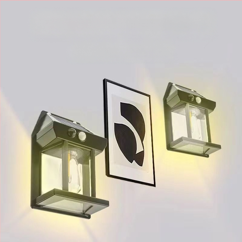 Saulės sodo lempa, itin ryškus apšvietimas, buitinė lauko žmogaus kūno indukcinė lempa, vandeniui atspari priekinis žibintas, volframo viela, automatinis ryškus žibintuvėlis