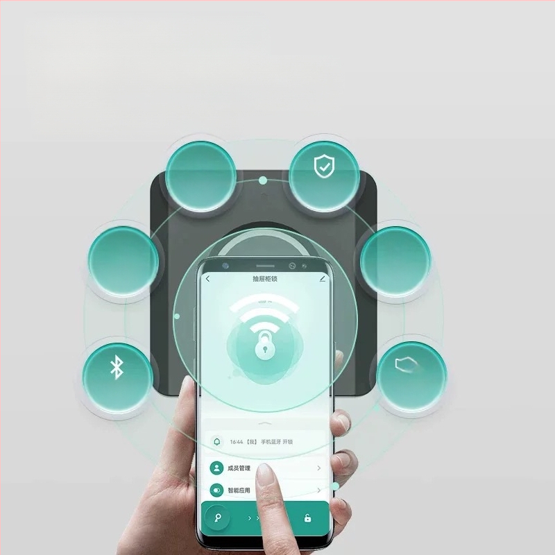 „Tuya Bluetooth“ pirštų atspaudų stalčiaus užraktas batų spintelės bylų spintelės pašto dėžutės užraktas elektroninis spintelės užraktas pirštų atspaudų užraktas išmanusis elektroninis užraktas